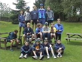 A final group photo at St Briavels youth hostel